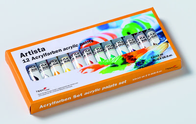 Art Supplies Accessories Acrylic Paints 12 Colors In a Set