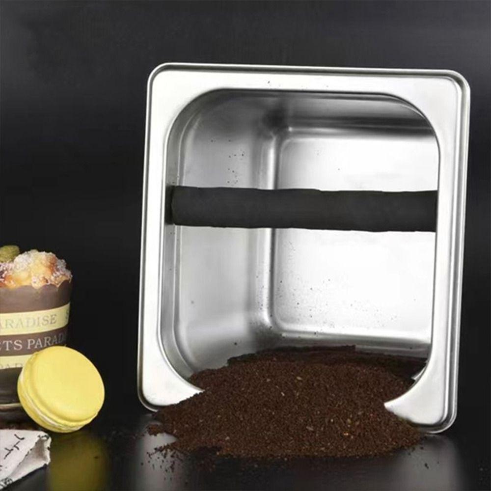 Bucket Stainless Steel Coffee Appliance Powder Slag Drum Coffee Knock Box Slag Drum Slag Tank