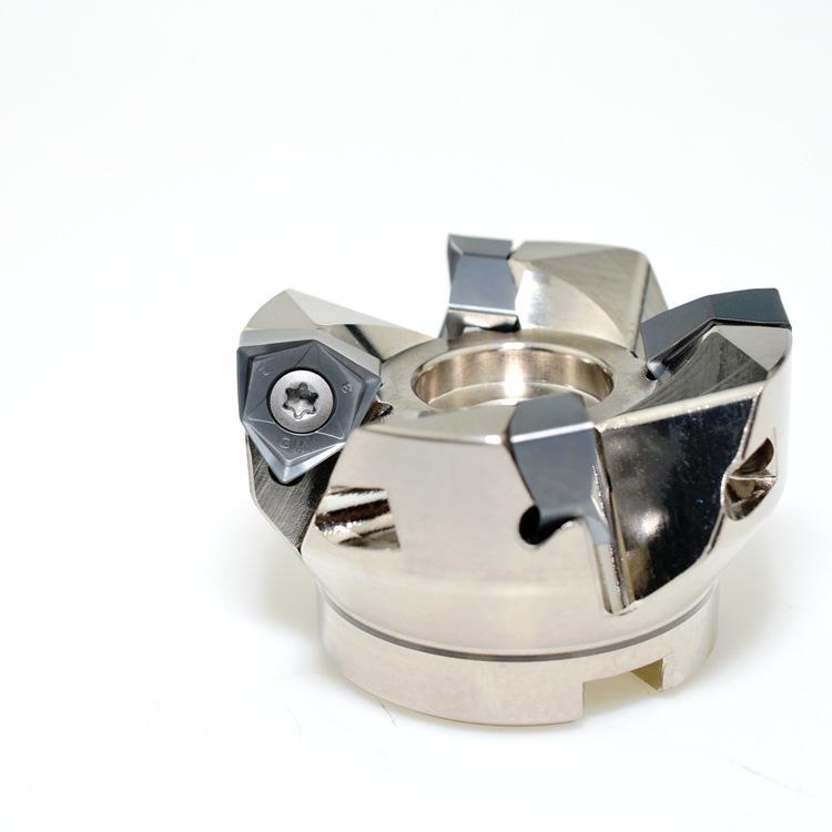 Sureeda 90° Right Angle CNC Milling Cutter Head - MFWN Hexagonal, Heavy-Duty, Fast-Feed for Roughing.