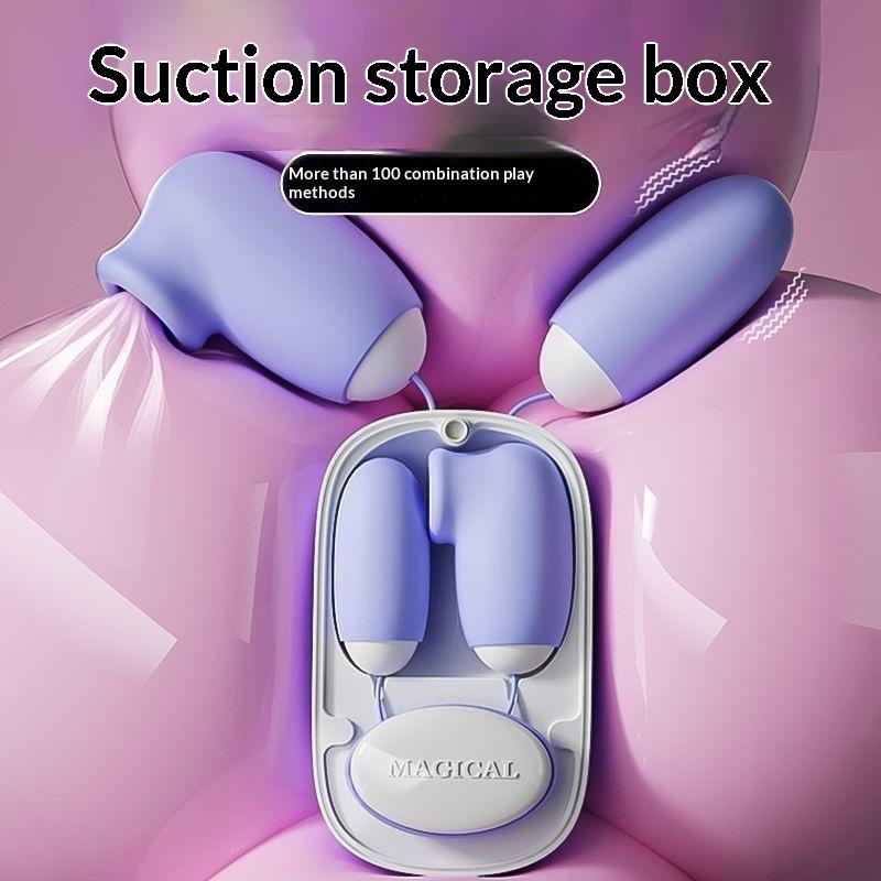 Magical Sucking Vibrating Egg Massager Clitoral Nipple Sucker Stimulator Clit G Spot Private Vibrator Sex Toys For Women