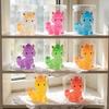 8Pcs Mini Dinosaur Figures, Glow In The Dark Miniature Chinese Mythical Creature Statue, Tiny Resin Animals Ornaments for Fairy Garden,