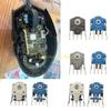 B03C 8mm 9mm 10mm 11mm Rotary Mouse Scroll Silver Wheel Encoders for PC Mouse Precise Control