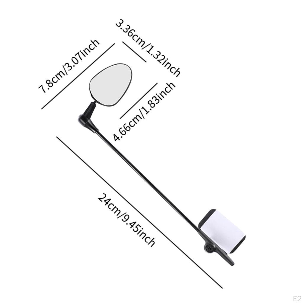 Bike Helmet Mirror, Degree Rotating Cycling Accessories, Wide Angle Bicycle Rear View
