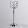Hollow Crystal Candle Holder Romantic Craft Candelabra Wrought Iron Candlestick  Home Wedding