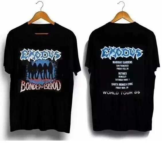 SALE. 2 Sided EXODUS 1986 Tour TShirt Metal Band Shirt Unisex T-Shirt XL