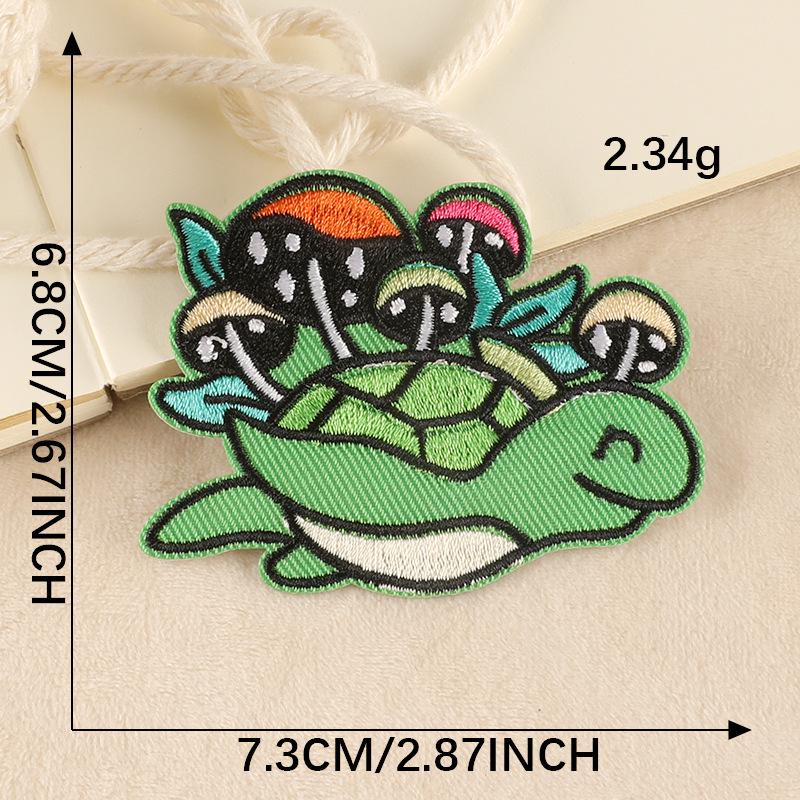 Embroidered Animal & Flower Patches: Turtle, Butterfly & More for Clothes & Accessories