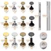 480Pcs Double Sided Rivet Set Metal Decorative Studs Snap Fasteners for Leather Craft Bags Clothing Shoes