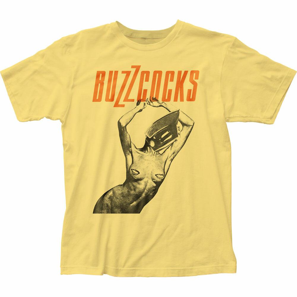 Buzzcocks Orgasm Addict T Shirt Mens Licensed Rock N Roll Band Tee New Yellow XXXXL