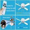 53T universal ceiling fan remote control 3-speed dimming White