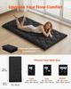 Japanese Tatami Mat, Twin Size Foldable Japanese Tatami Mattress, Futon Mattress with Storage Bag & Fastener, 9-Layer Floor Mat for Sleeping, Dorm,