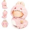 Cute Animal Clothes for 17cm Small Doll – Soft Plush Outfit Set for Doll Dress Up – Bee Costume & More (NO Doll)