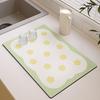 Small Fresh Kitchen Countertop Mat Dirt Resistant Heat-resistant Heat-insulating Pad Water Absorbing Quick Drying Anti Slip Pad