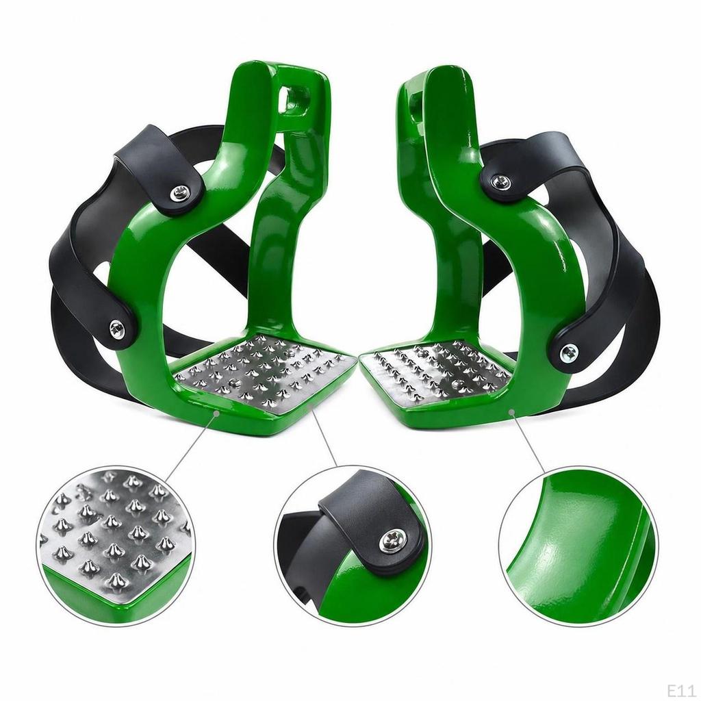 Riding Pedals Reinforced Assembly Inserts AntiSlip Rubber Protection Lightweight Equipment Suitable