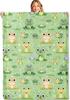 GUOYU Blanket Cute Sushi and Ramen Throw BlanketSoftLightweight FlannelJapanese Food Blankets  Gifts for Kidsfor Couch Office TravelHome