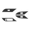 4Pcs Carbon Fiber Interior Door Control Cover Trim For Toyota Hilux 2015-