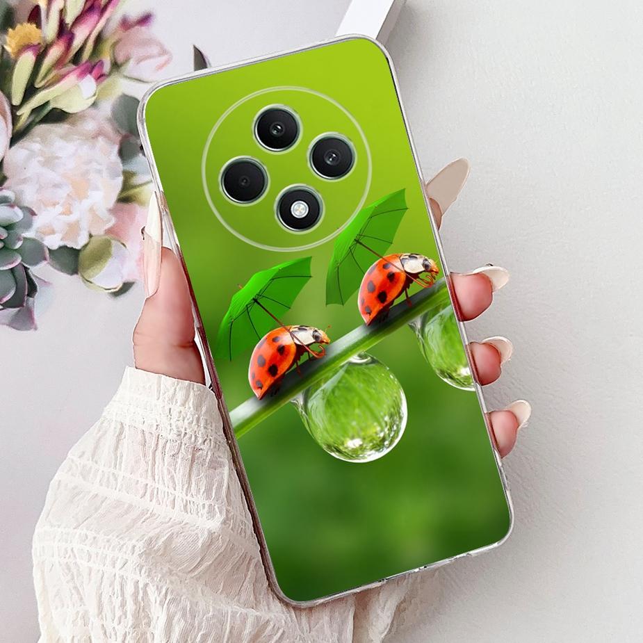 For Oppo Reno 12F 4G Case CPH2687 Cute Fashion Painted Cover Soft Silicone Phone Case For Oppo Reno12 F Reno 12 FS Reno12F Shell