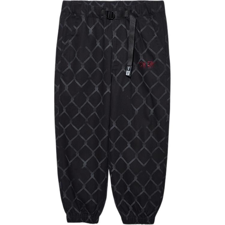 New Era Punk Party Series Mid-Rise Woven Loose Fit Jogger Pants Unisex bottoms Black 13560479