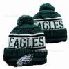 2026 Winter Knit Hat Embroidered Sports Cap Men Women Warm Team Headwear