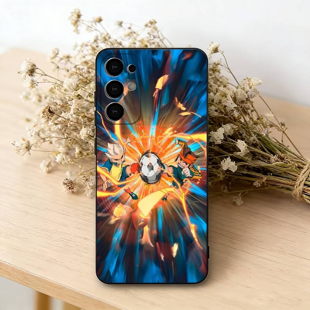 Inazumas Anime E-Eleven Phone Case For Samsung S25,S24,S21,S22,S23,S30,Ultra,S20,Plus,Fe,Lite,Note,10,Black Cover