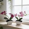 Butterfly Orchid Fake Plant With Plastic And Soft Rubber For Home Decor And Photography Scene Setup