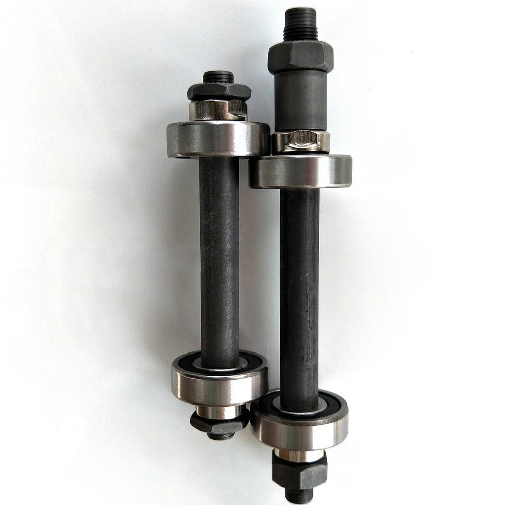 Steel Axles Bearing Bicycle Bike Cycling Hollow Axle