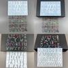Capital Letter Shaped Silicone Resin Mold Jewelry Casting Molds Ornament Moulds Silicone Casting Tools Silicone Material