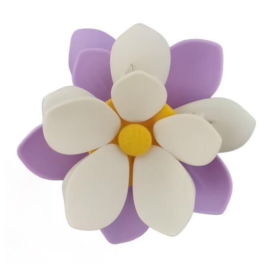 10Pcs/Set Sealing Clamp Easily Open Close Magnetic Absorption Double-Layer Flower Shape Food Bag Sealing Clips
