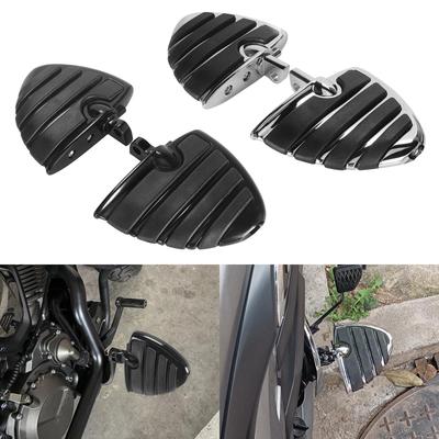 Motorcycle Fish-Shaped Metal Foot Pegs for Harley Softail - Front & Rear