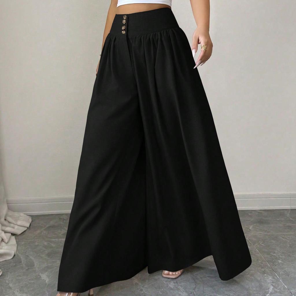 Women'S High-Waisted Wide-Leg Pants with a Loose And Flowing Silhouette, Perfect for Casual Attire And Easy to Match with Various Outfits