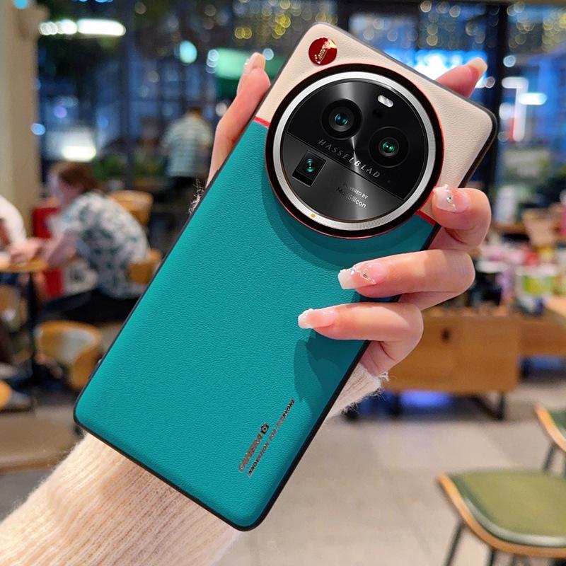 Applicable To Oppofindx7/x7ultra Mobile Phone Case Color Matching Oppofindx6/x6pro Leather Case