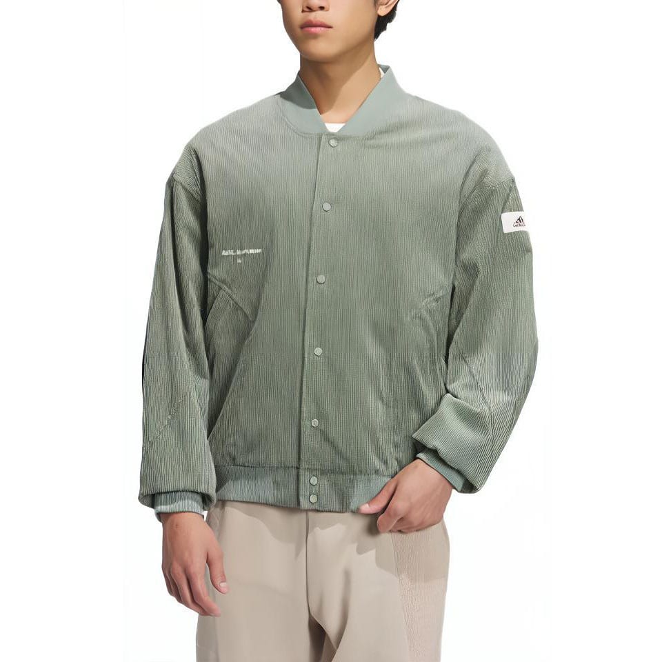 Adidas Lounge Sportswear Lounge Jacket Jackets & Coats Men's Dusty Green IQ1389