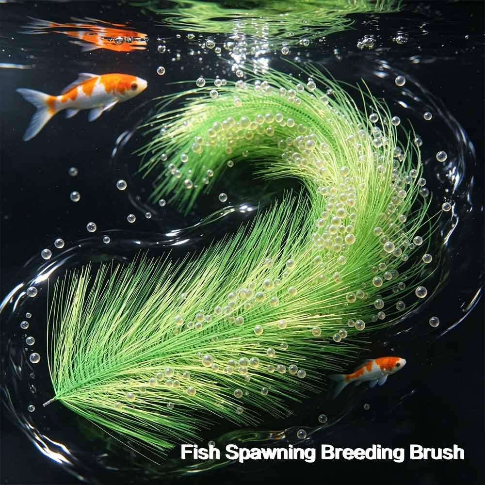60/100cm Fish Spawning Breeding Brush Flexible Fish Filter Media Brush Fish Tank