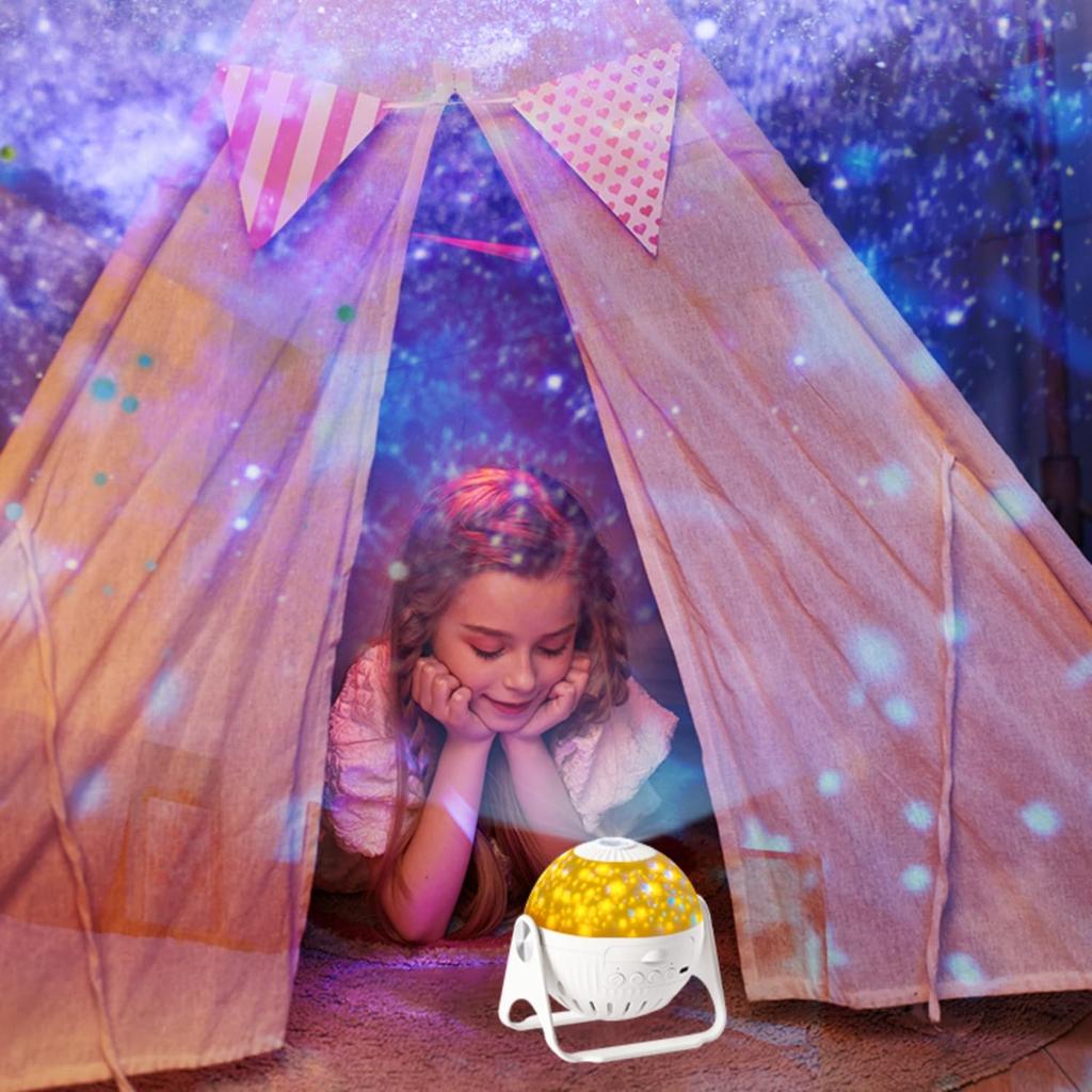 Planetarium for Home Use Authentic Popular Milky Way Constellation Aurora Starry Sky Solar System Deer Sea 7 Types of Movie Film HD Zoom Starry Sky