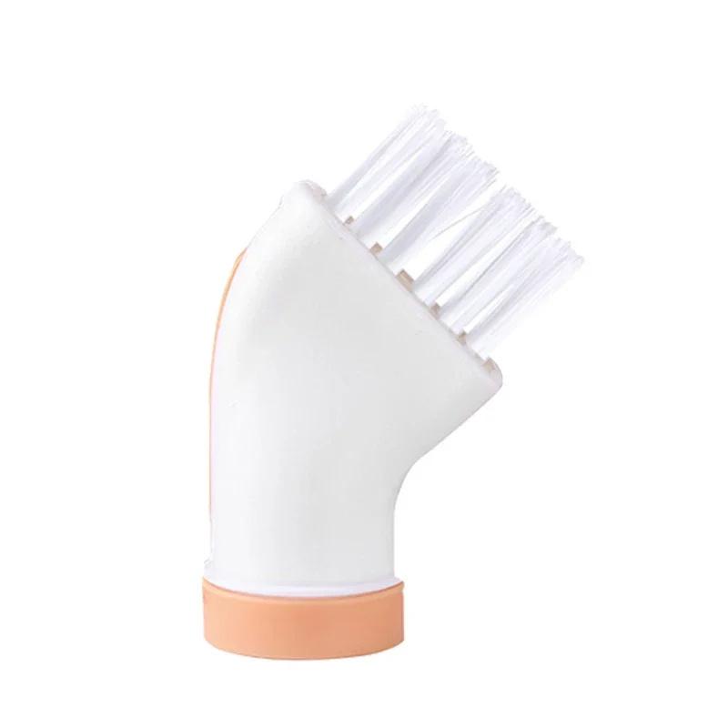 

1Pcs Creative Cleaning Brush Can Be Connected To Mineral Water Bottle Dry-wet Dual-use Cleaning Brush Household Gap Brush белый