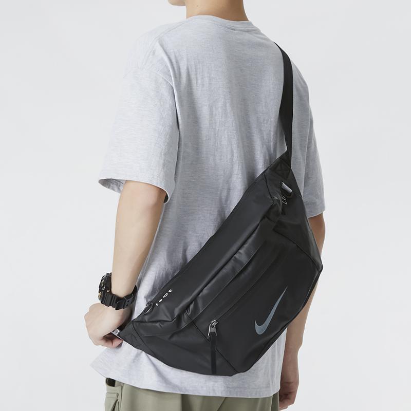 New Nike Fabric Shoulder Bag, Crossbody Bag, Fanny Pack Unisex Black DO7956-010