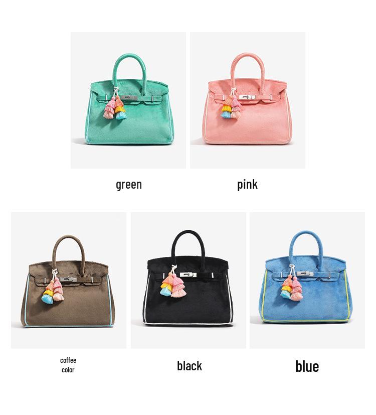 Cross-Border Autumn/Winter 2025 Classic Fashion Large-Capacity Handbag