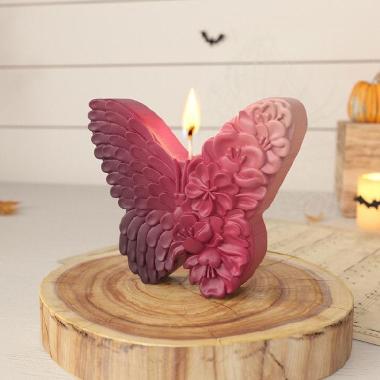 Rose Skull Snake Butterfly SIlicone Candle Molds for Epoxy Resin, Plaster Decorations Halloween Party Decorations