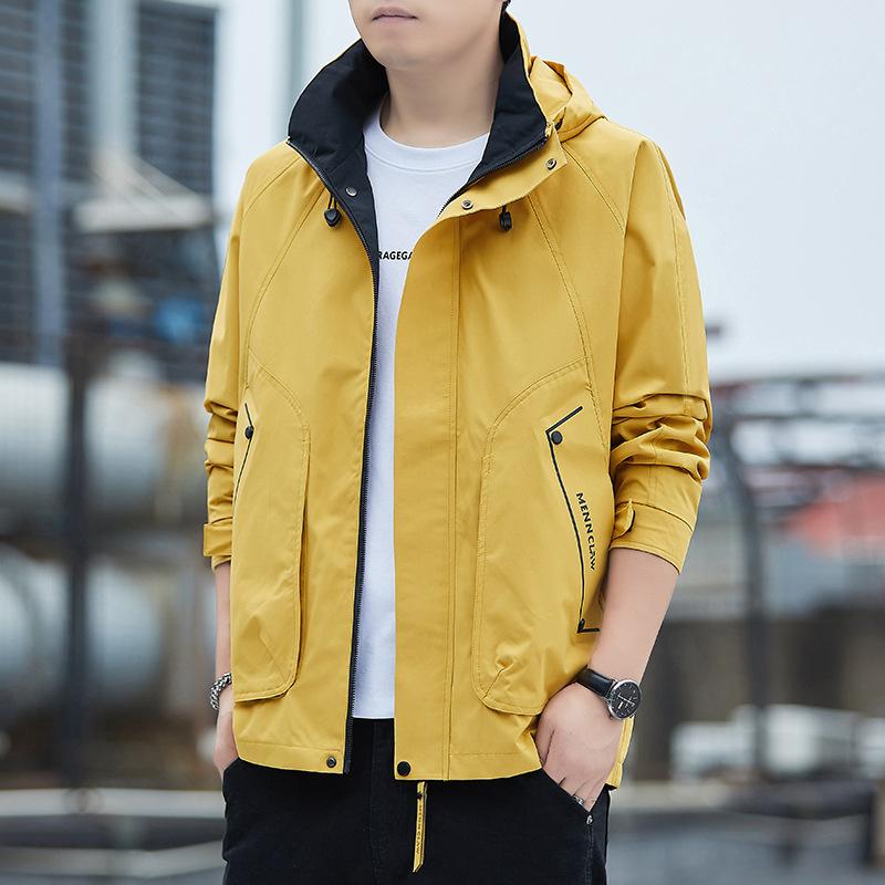 

Мужское пальто 2025 новая куртка куртка куртка модный тренд свободный повседневный ветрозащитный 5XL