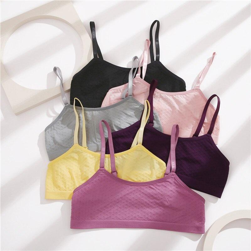 FINETOO Women Jacquard Tops Soft Wireless Lingerie Ladies Vests P-2XL Plus Size Tanks Girls Short Top