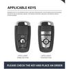 Zinc Alloy Car Remote Key Case For Ford Raptor F150 Remote Control Protector For Ford F-150 Raptor Car Key Cover Car Accessories