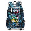 Demon Slayer Anime Print Student Backpack Large Capacity Casual Daypack for Boys Girls Kids School Bag