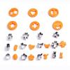 Stainless Steel Easter Cookie Cutters Set - Rabbit, Egg, Shamrock Shapes