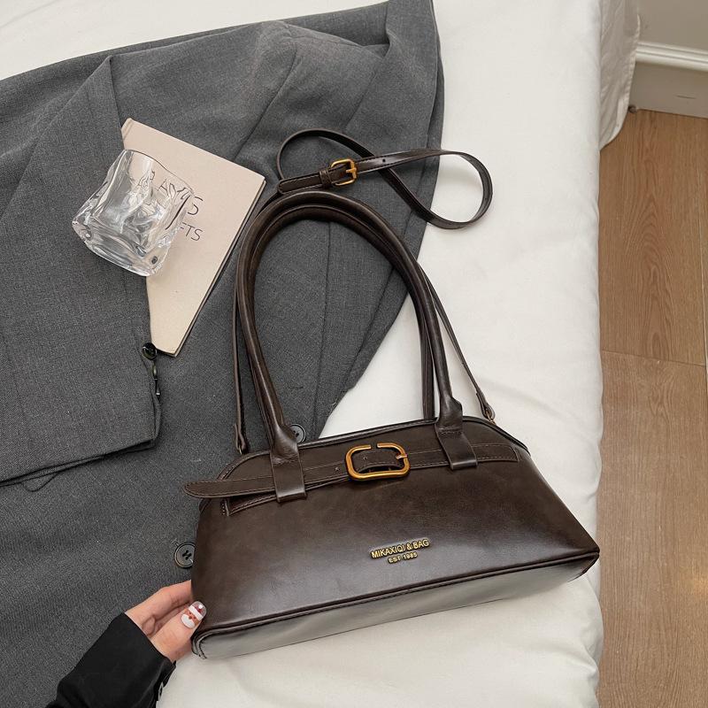 High-value Niche Bag Women's Large-capacity New Autumn and Winter Retro Shoulder Underarm Bag Work Commuter Bag