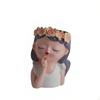 Fairy Head Planter Nordic Design Girl Wide Mouth Female Countenance Flower Pot for