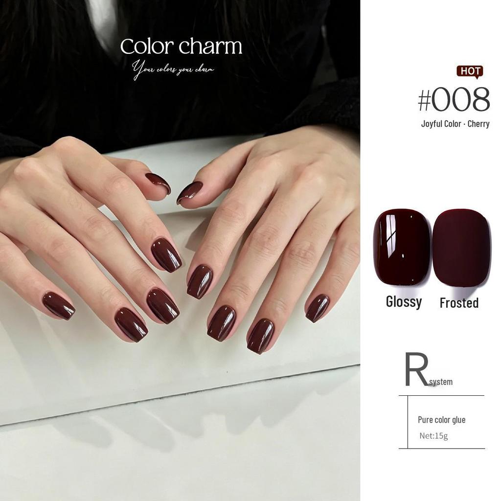 KaSi UV Gel Nail Polish - Autumn/Winter Pure Translucent Nude, Large Capacity, One Bottle One Color.
