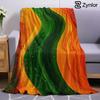 Autumn Paint Wave Lightweight Microfiber Soft Christmas Fleece Blanket Warm Cozy Throw for Bed Sofa Office Travel All Season