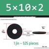Thickened Black Flat Washer: Enhanced Round Metal Spacer for Home Use
