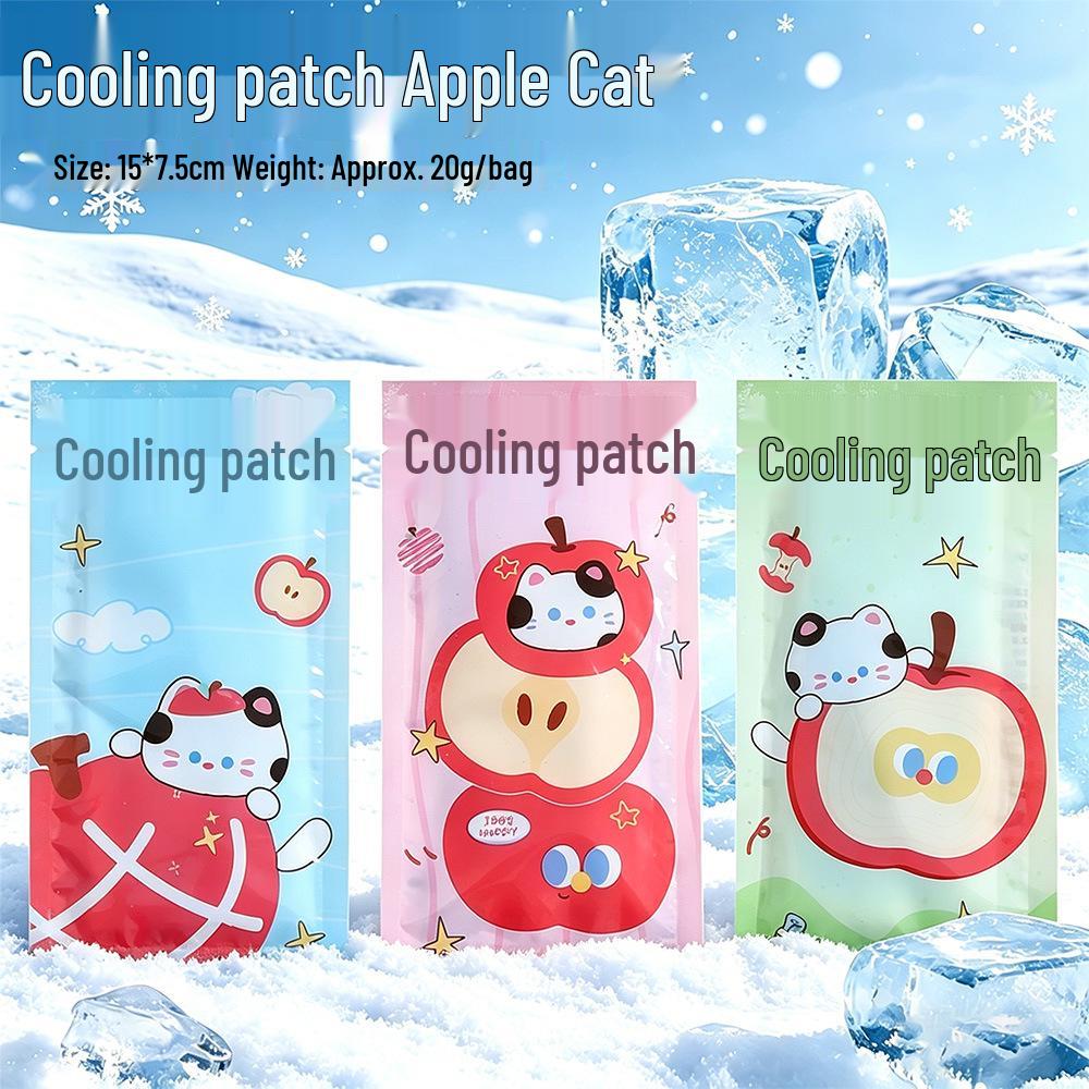 Cooling Sticker for Heat Reduction: Refreshing Ice Patch for Phones and Personal Use