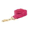 Rose Velvet Pet Collar Dog Collar Chest Back Leash Dog Chain Dog Chest Bow