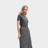 FILA Original Round Neck Solid Color Comfortable Simple Short Sleeve Dress Women dresses F11W639312FDY